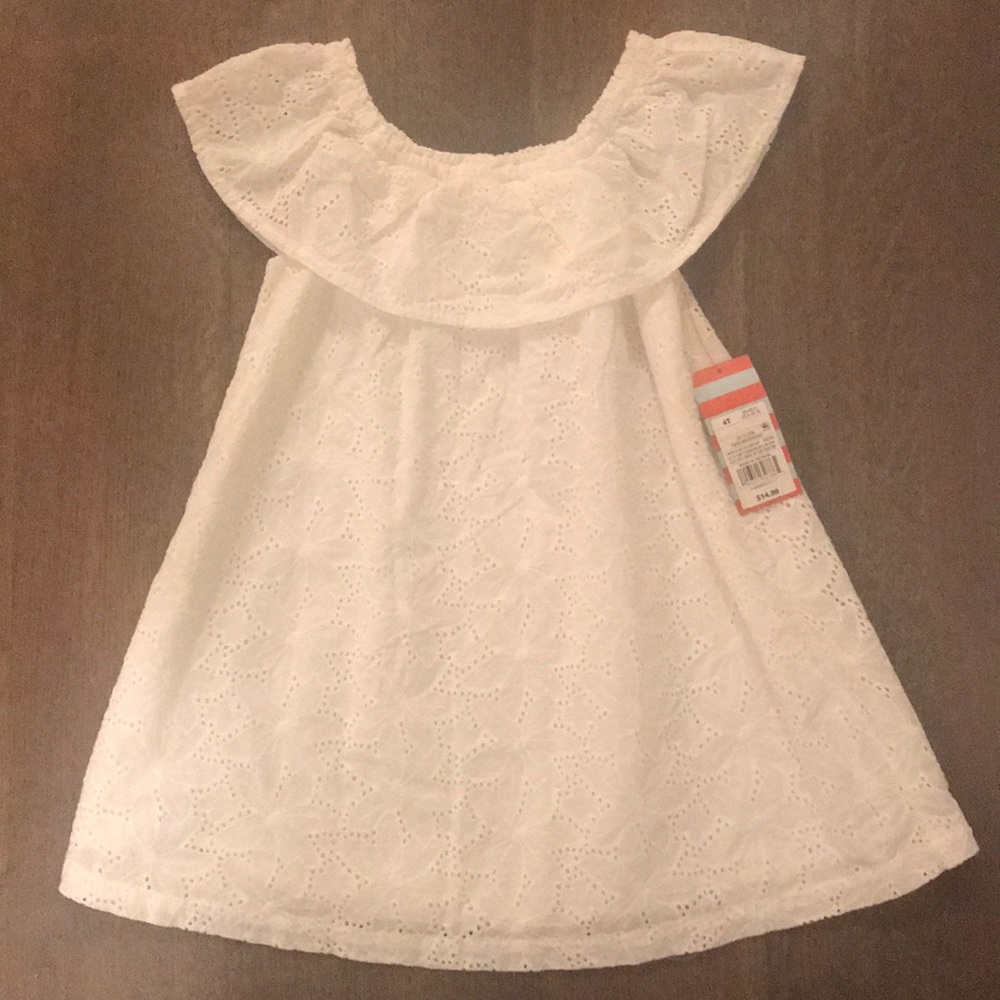 NWT white eyelet dress